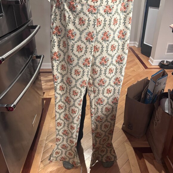 Floral print flare pants - Picture 3 of 6